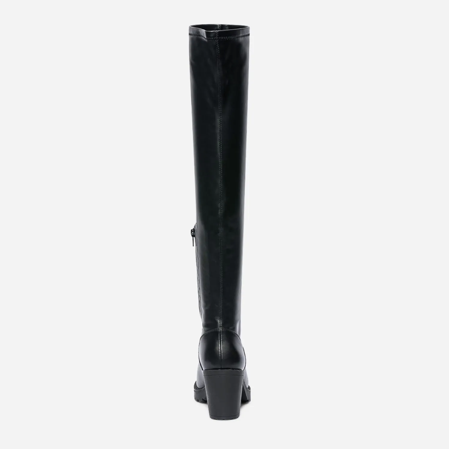 Texto Bottes^Cuissarde e à semelle crantée NOIR