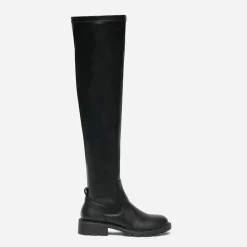 Texto Bottes^Cuissarde e à tige souple NOIR