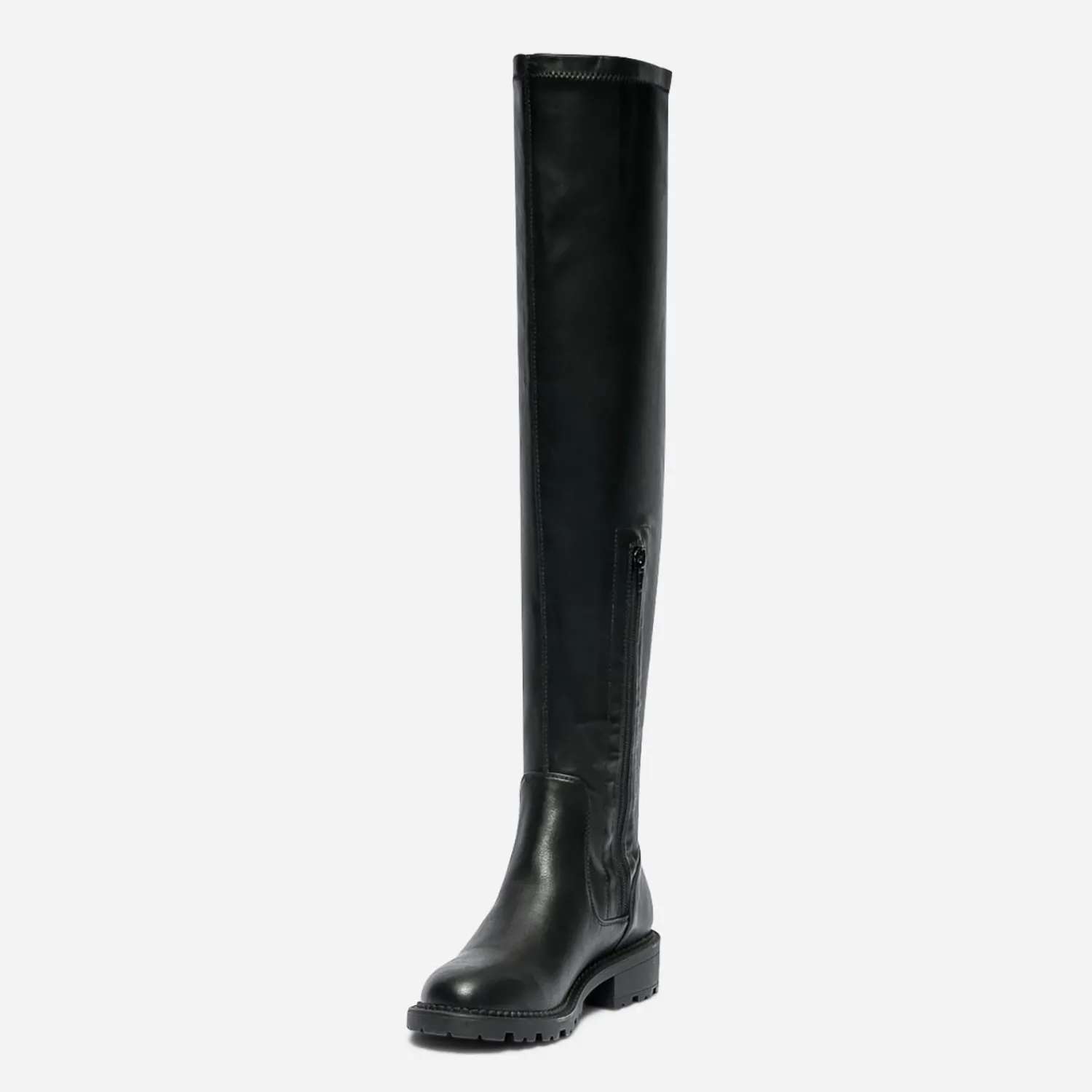 Texto Bottes^Cuissarde e à tige souple NOIR