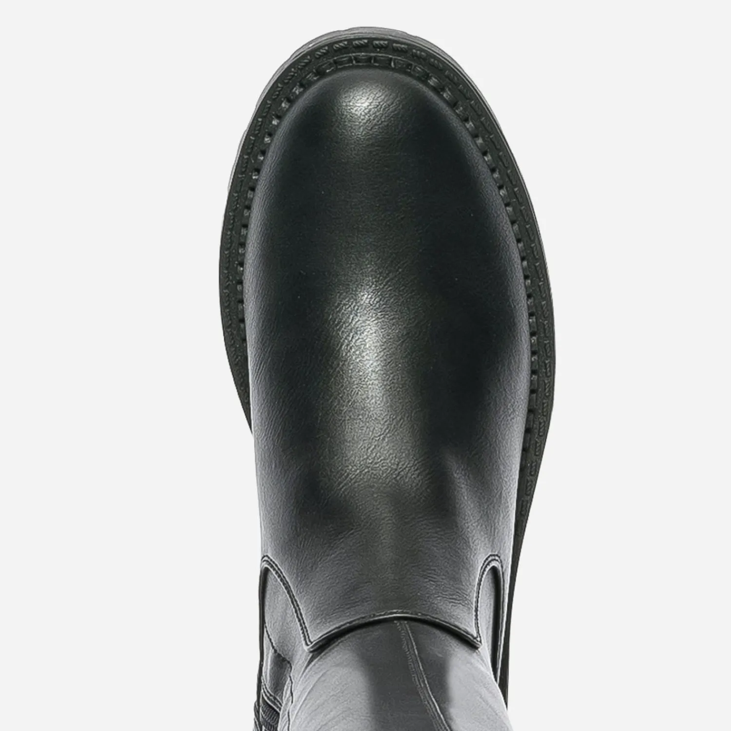 Texto Bottes^Cuissarde e à tige souple NOIR