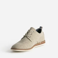 Eram Chaussures De Ville|Baskets/Tennis^Derby chiné en textile BEIGE