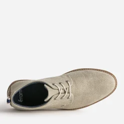 Eram Chaussures De Ville|Baskets/Tennis^Derby chiné en textile BEIGE