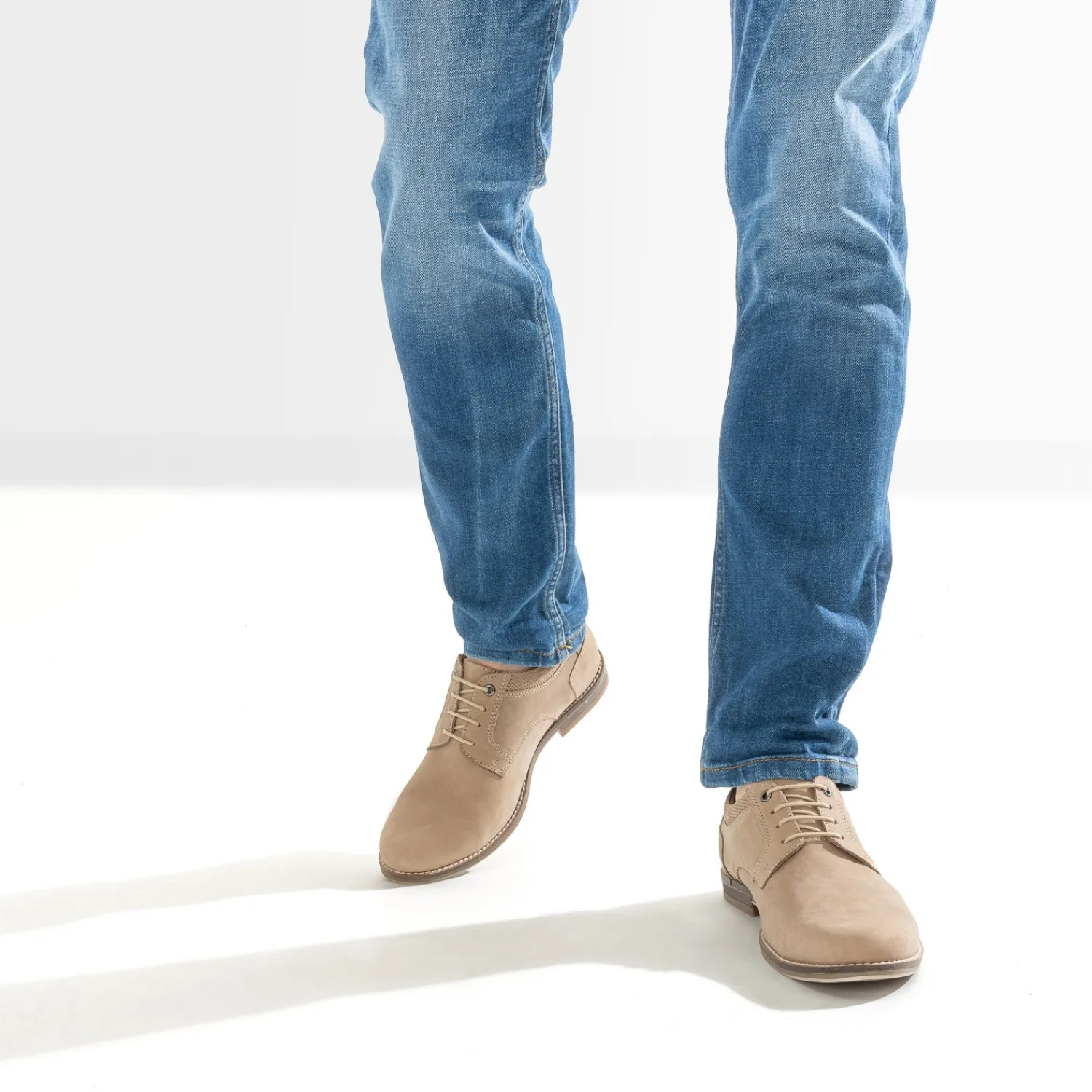 Eram Chaussures De Ville^Derby cuir nubuck BEIGE
