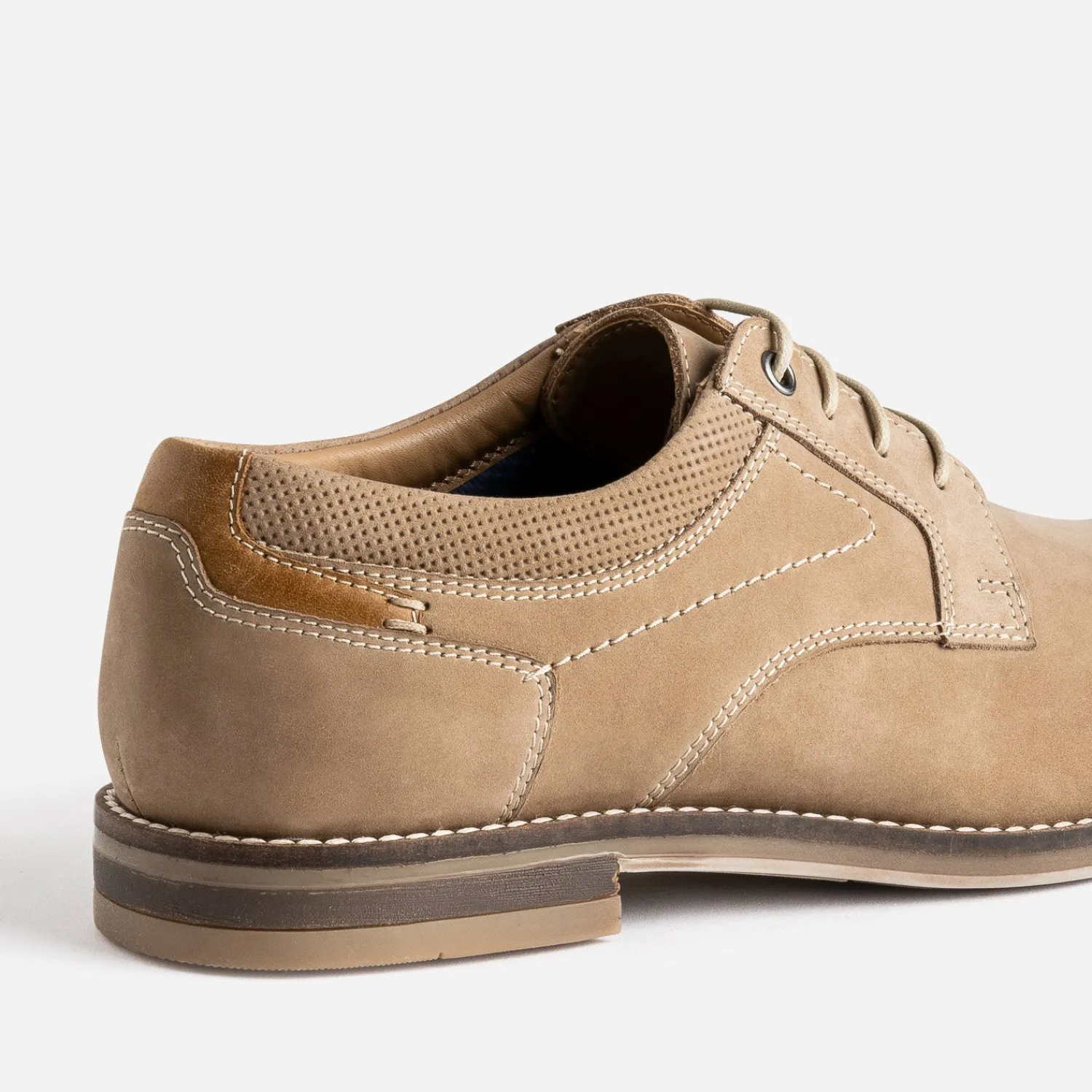 Eram Chaussures De Ville^Derby cuir nubuck BEIGE
