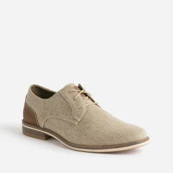 Eram Chaussures De Ville^Derby en textile chiné BEIGE