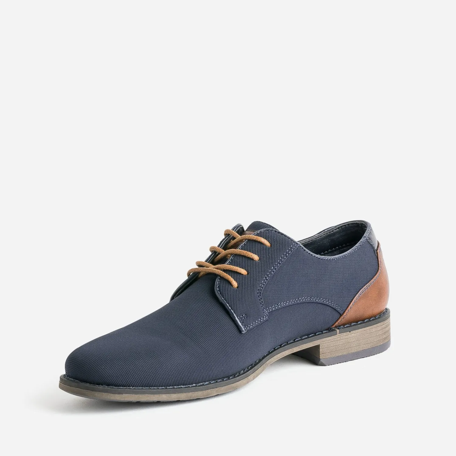 Eram Chaussures De Ville^Derby bleu en textile MARINE