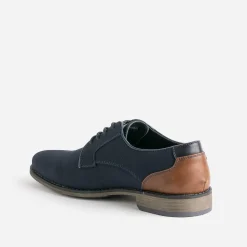 Eram Chaussures De Ville^Derby bleu en textile MARINE