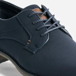 Eram Chaussures De Ville^Derby bleu en textile MARINE