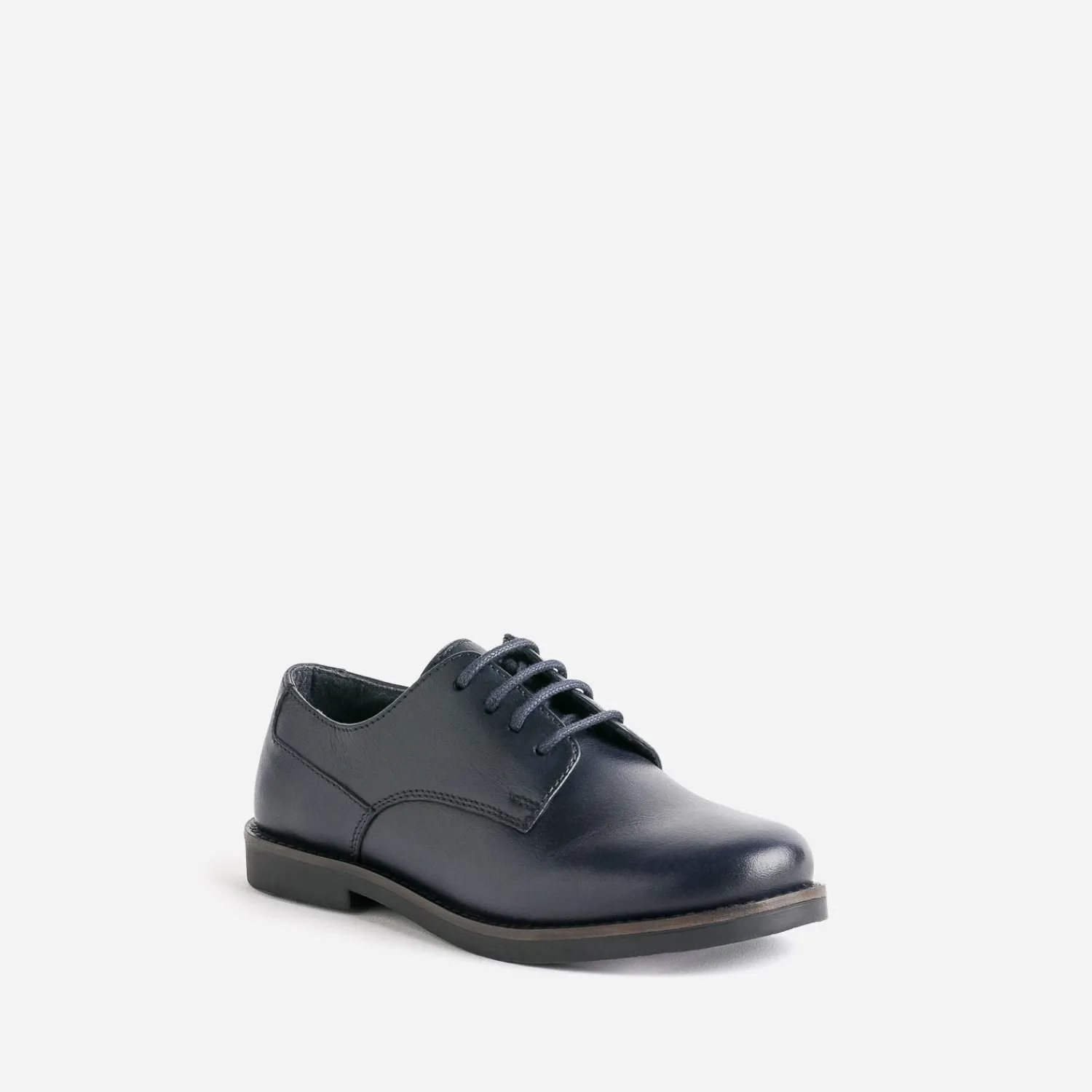 Buggy Baskets^Derby marine en cuir BLEU
