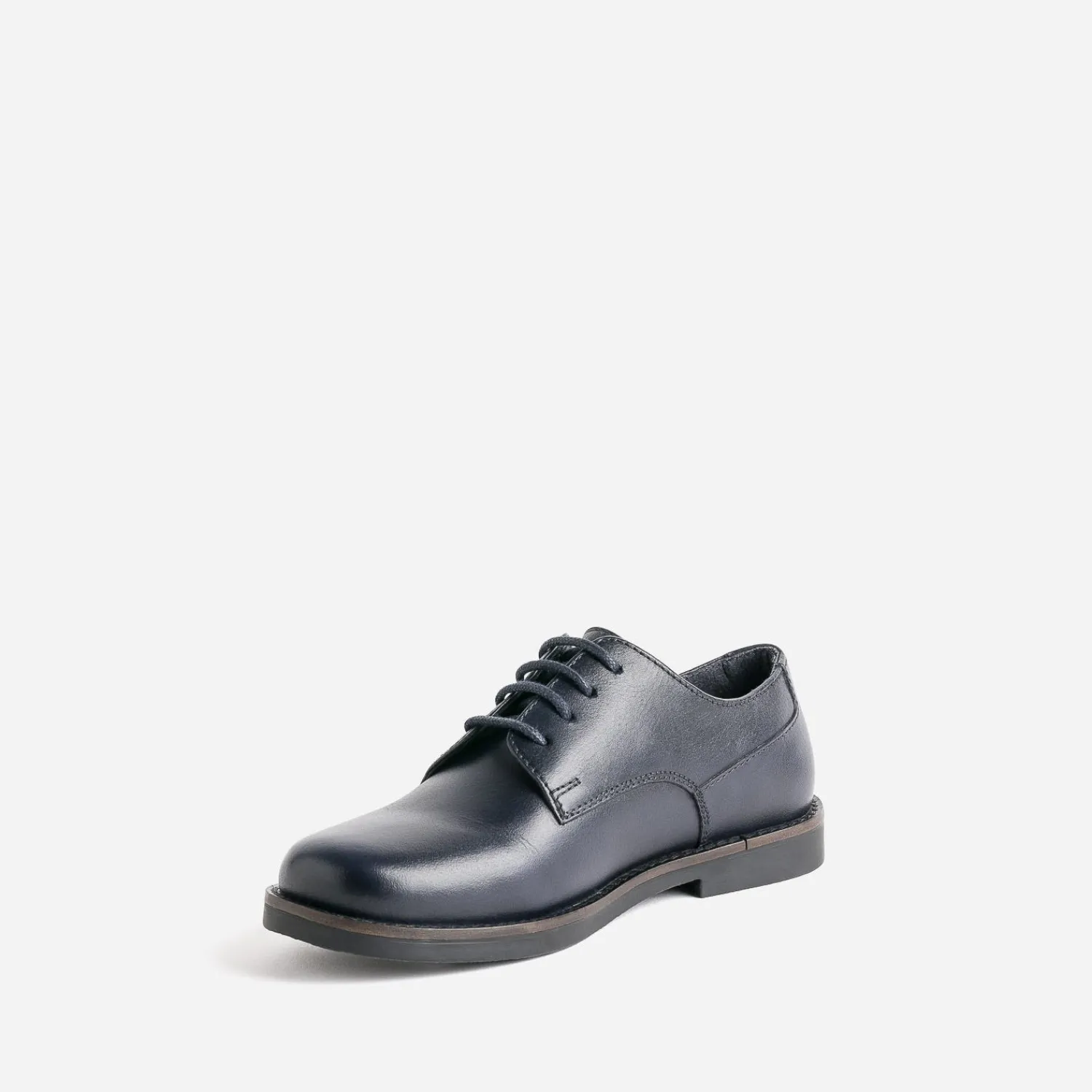 Buggy Baskets^Derby marine en cuir BLEU
