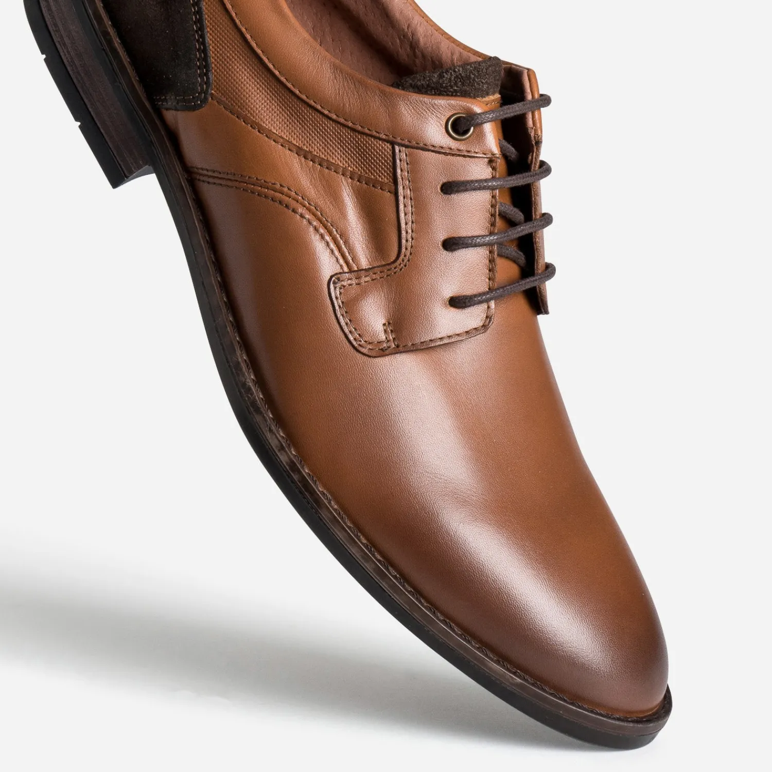 Eram Chaussures De Ville^Derby camel cuir MARRON