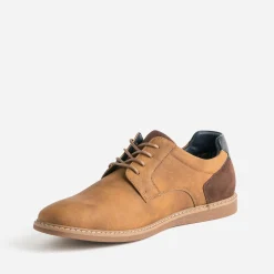 Eram Chaussures De Ville^Derby et marron foncé CAMEL