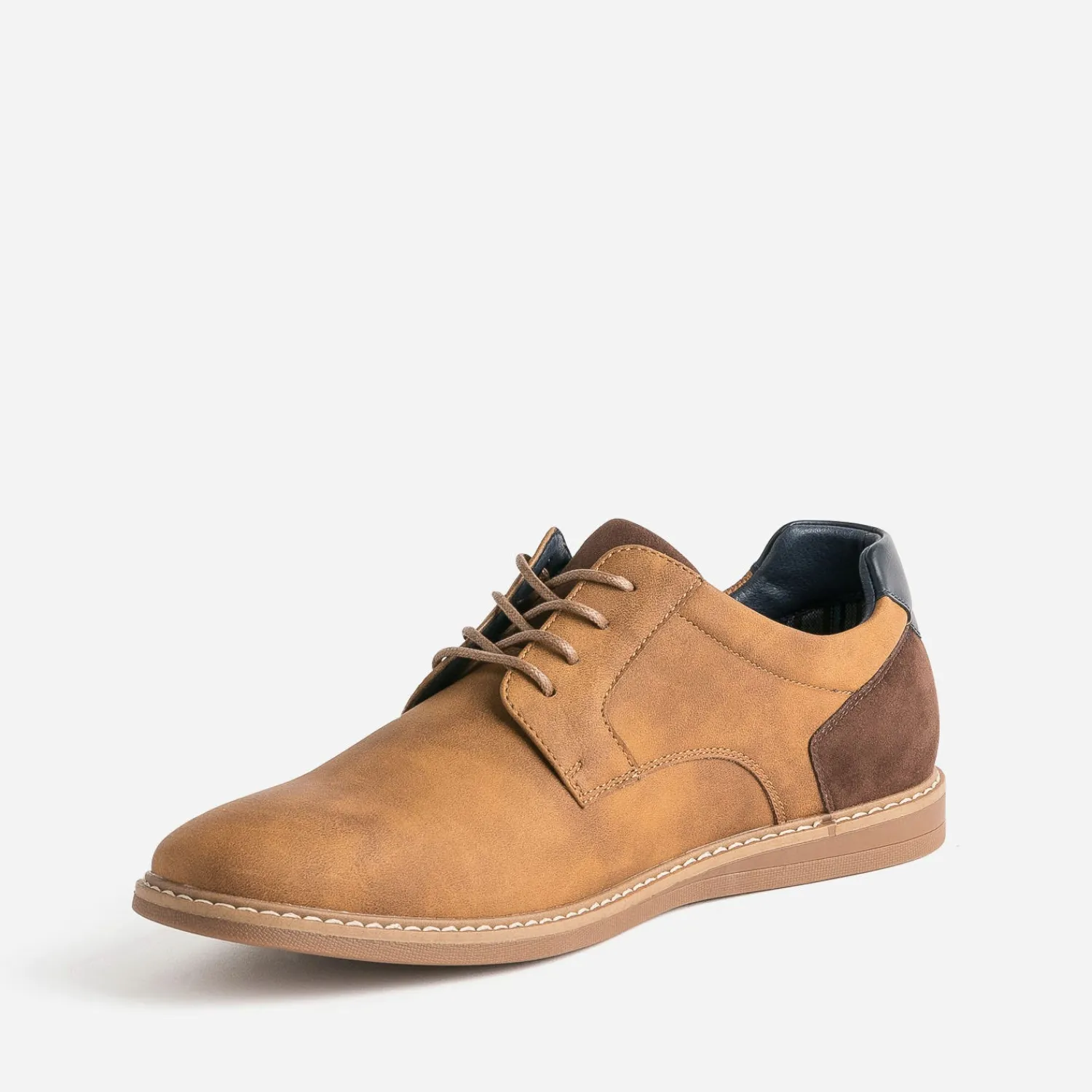 Eram Chaussures De Ville^Derby et marron foncé CAMEL