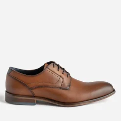 Eram Chaussures De Ville^Derby éco-conçu cuir COGNAC