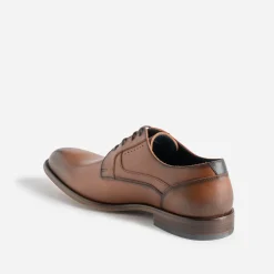 Eram Chaussures De Ville^Derby éco-conçu cuir COGNAC