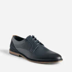 Eram Chaussures De Ville^Derby éco-conçu cuir lacet MARINE