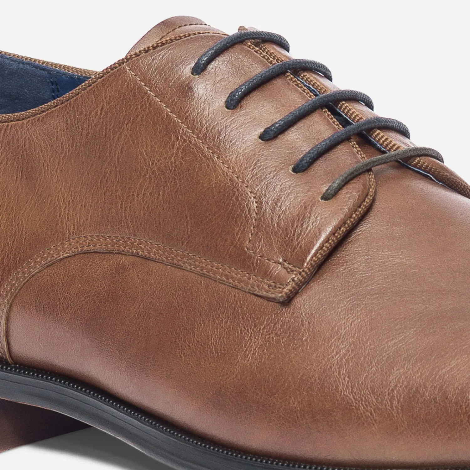 Eram Chaussures De Ville^Derby COGNAC
