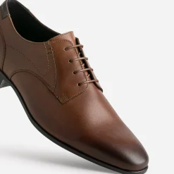 Eram Chaussures De Ville^Derby cuir COGNAC
