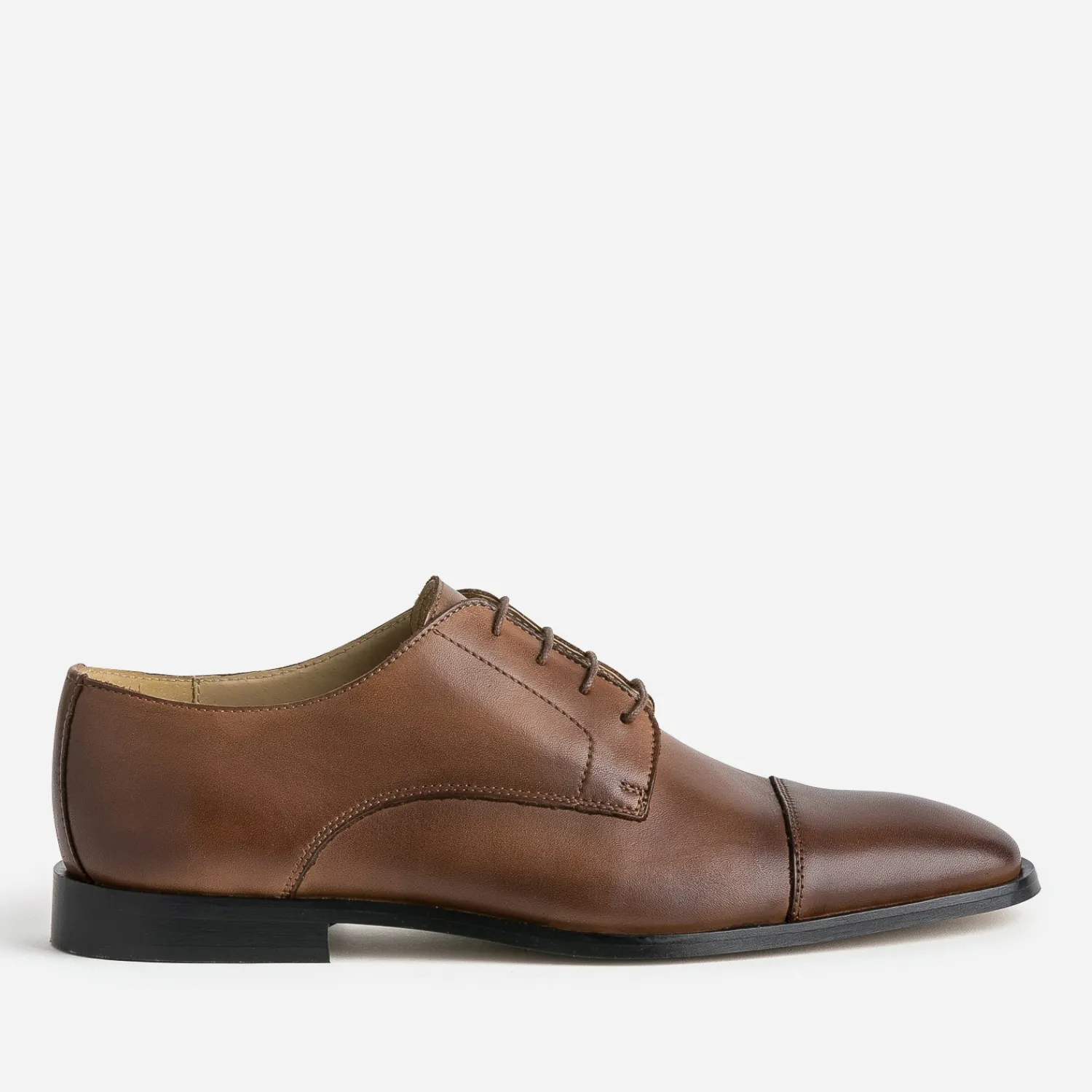 Eram Chaussures De Ville^Derby cuir bout droit COGNAC