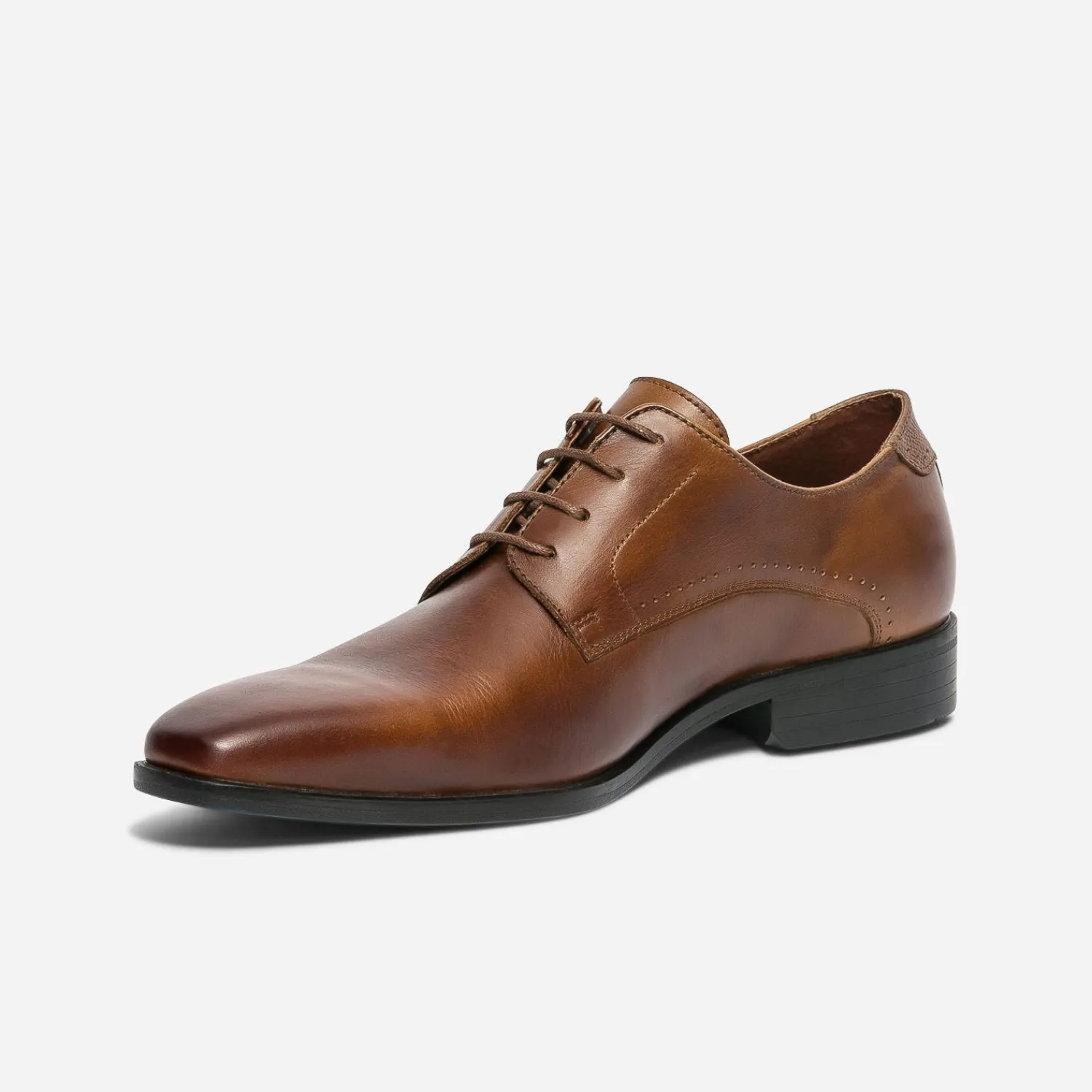 Eram Chaussures De Ville^Derby en cuir COGNAC