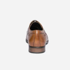Eram Chaussures De Ville^Derby en cuir COGNAC