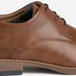 Eram Chaussures De Ville^Derby homme COGNAC