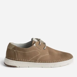 Eram Chaussures De Ville^Derby confort beige foncé en cuir BEIGE FONCE