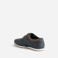 Buggy Baskets^Derby confort marine et marron BLEU