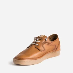 Fluchos Chaussures De Ville|Baskets/Tennis^Derby confort en cuir COGNAC