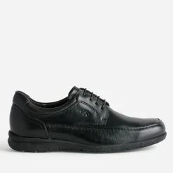 Fluchos Chaussures De Ville^Derby confort en cuir NOIR