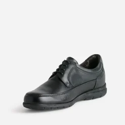 Fluchos Chaussures De Ville^Derby confort en cuir NOIR