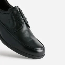 Fluchos Chaussures De Ville^Derby confort en cuir NOIR