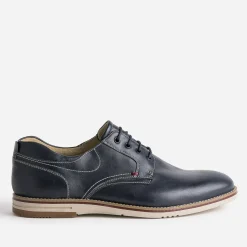 Eram Chaussures De Ville^Derby confort éco-conçu en cuir MARINE