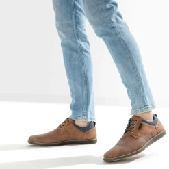 Eram Chaussures De Ville^Derby confort clair perforé MARRON