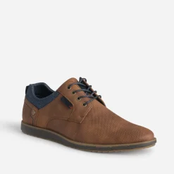 Eram Chaussures De Ville^Derby confort clair perforé MARRON