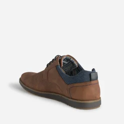 Eram Chaussures De Ville^Derby confort clair perforé MARRON