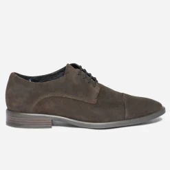 Eram Flex Chaussures De Ville^Derby en cuir velours MARRON
