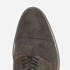 Eram Flex Chaussures De Ville^Derby en cuir velours MARRON