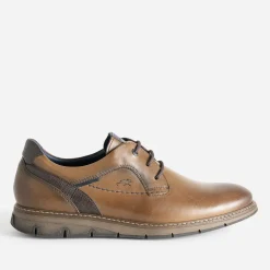 Fluchos Chaussures De Ville^Derby en cuir CAMEL