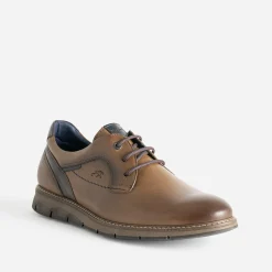 Fluchos Chaussures De Ville^Derby en cuir CAMEL