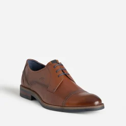 Fluchos Chaussures De Ville^Derby cuir COGNAC