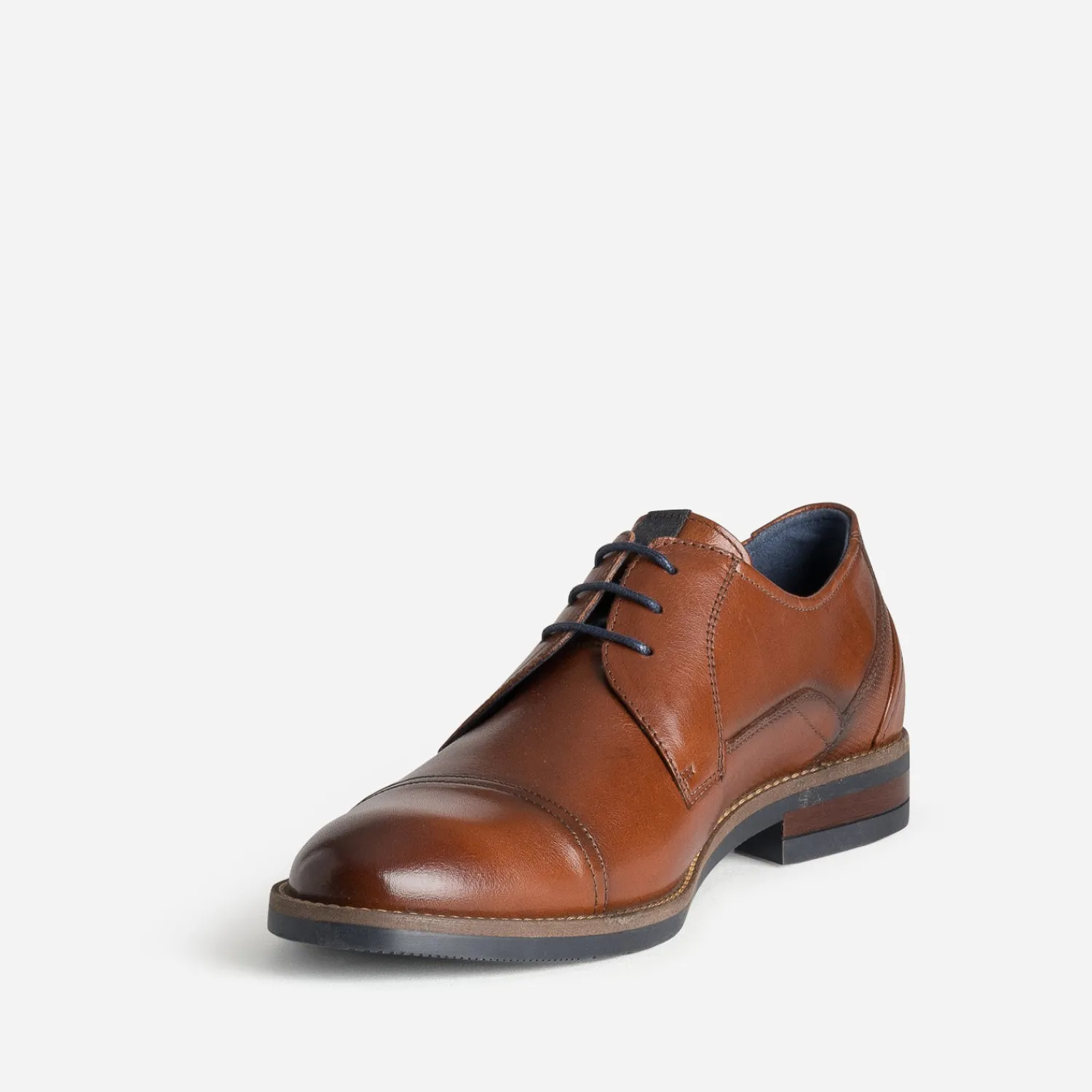 Fluchos Chaussures De Ville^Derby cuir COGNAC