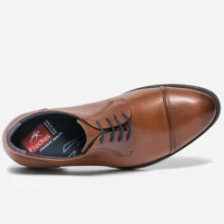 Fluchos Chaussures De Ville^Derby en cuir COGNAC