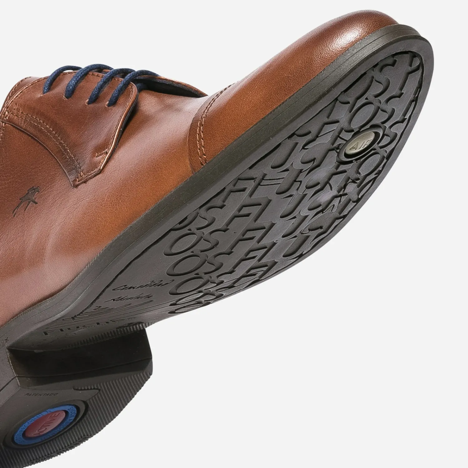 Fluchos Chaussures De Ville^Derby en cuir COGNAC