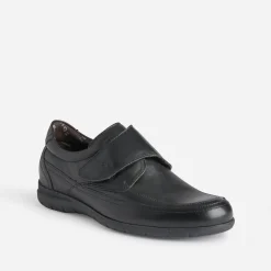 Fluchos Chaussures De Ville^Derby en cuir à scratch NOIR