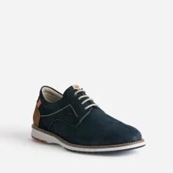 Fluchos Chaussures De Ville|Baskets/Tennis^Derby cuir nubuck MARINE