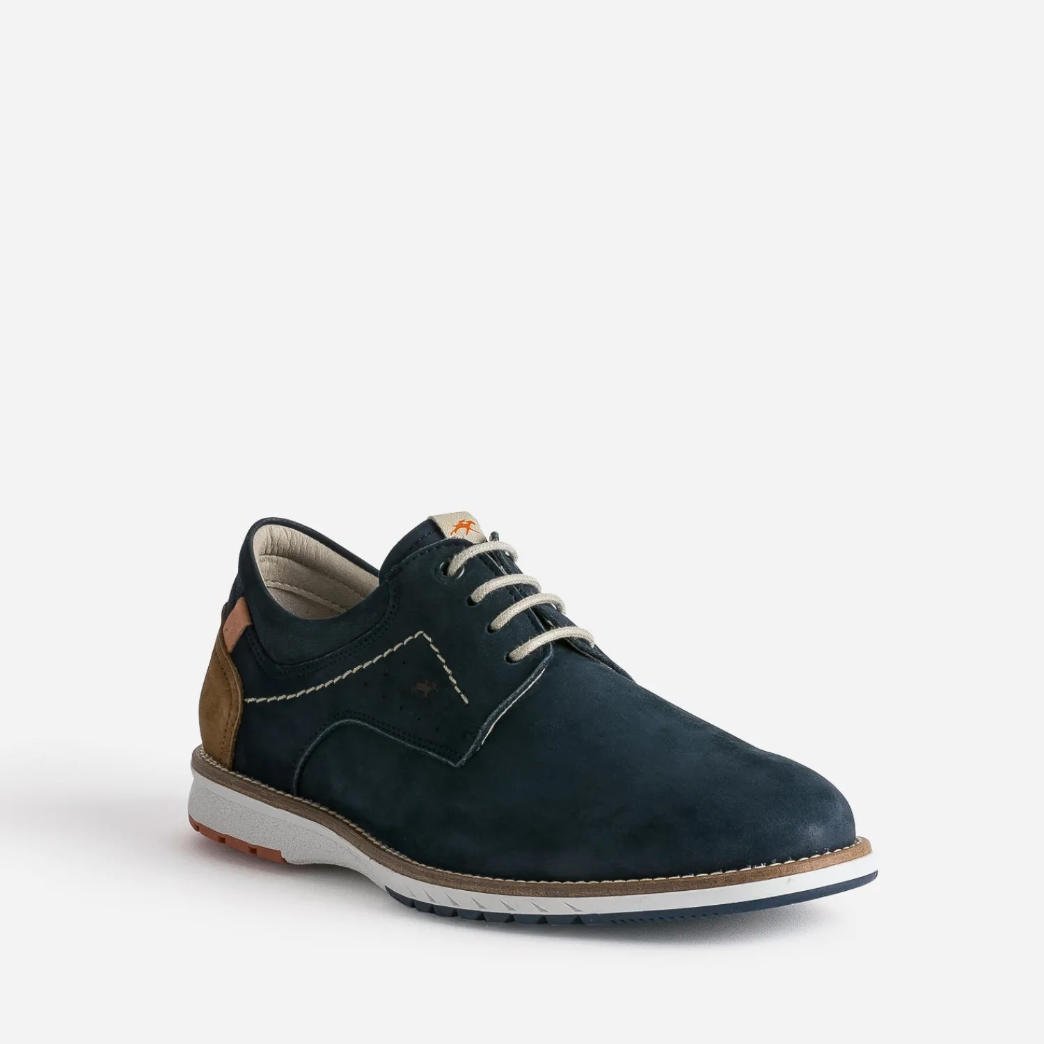 Fluchos Chaussures De Ville|Baskets/Tennis^Derby cuir nubuck MARINE