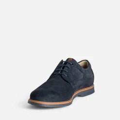 Fluchos Chaussures De Ville^Derby cuir velours MARINE