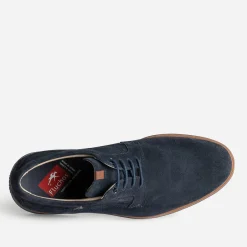 Fluchos Chaussures De Ville^Derby cuir velours MARINE
