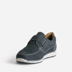 FRANCE ARNO Chaussures De Ville|Baskets/Tennis^Derby bleu cuir nubuck MARINE